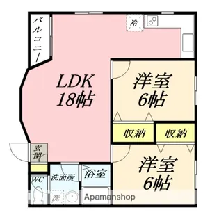センチュリー山崎【2階】の間取り