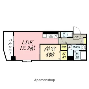 アネシスデュオ【7階】の間取り