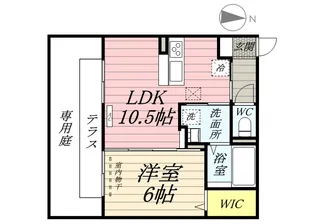 パームツリーA【1階】の間取り
