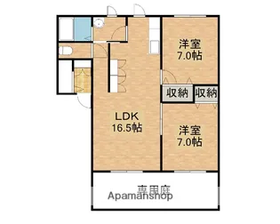 カーサ・ボーナ【101号室】の間取り