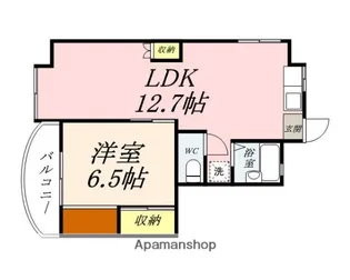 カサグランデ鹿田町【2階】の間取り