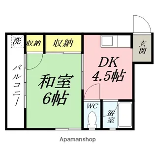 金光コーポ【2階】の間取り