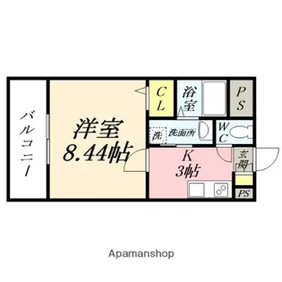 WISTERIA【5階】の間取り