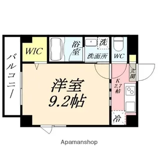 THE MODERN 桑田町【401号室】の間取り