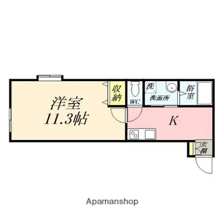 サンステージ大和町【208号室】の間取り