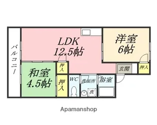 ファミール武田【205号室】の間取り