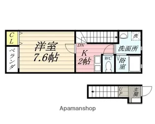 CREST【2階】の間取り