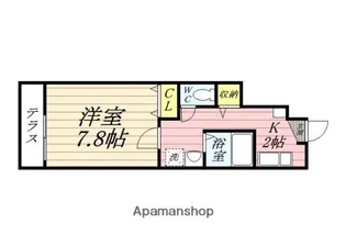 CREST【1階】の間取り