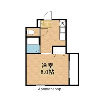 カーサ岡町【306号室】の間取り