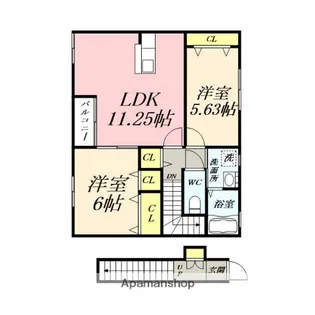ファインⅠ【2階】の間取り