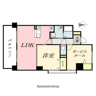 リオン後楽園【3階】の間取り