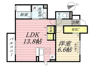 ヴィエント Ⅱ棟【II101号室】の間取り
