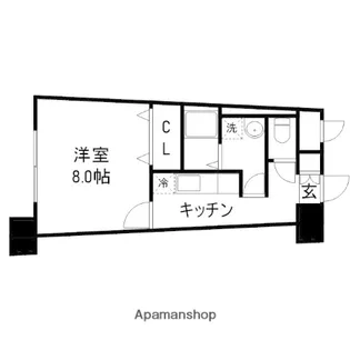 エクセルメゾン岡山【310号室】の間取り