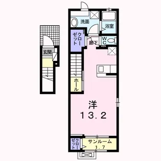 メゾン・ド・ジュネス【2階】の間取り
