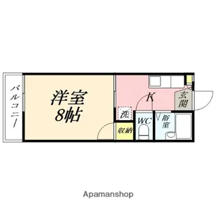 アサヒハイツ【2階】の間取り