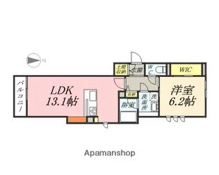 クレストヴェールⅥ【2階】の間取り