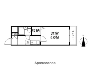 CION伊福町【103号室】の間取り
