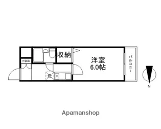 CION伊福町【1階】の間取り