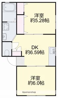 フェニックスD【102号室】の間取り