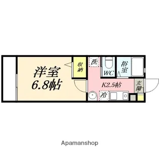 カーム広瀬町A棟 A【1階】の間取り