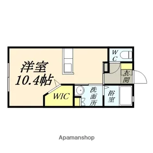 PRONUBE関A【103号室】の間取り