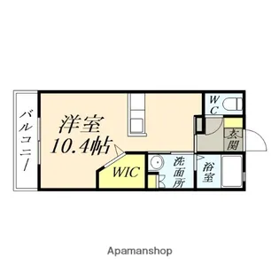 PRONUBE関B【2階】の間取り