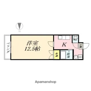 パル98【5階】の間取り