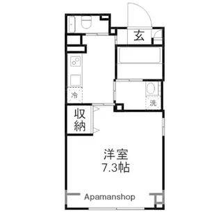 AMISTA幸町【405号室】の間取り