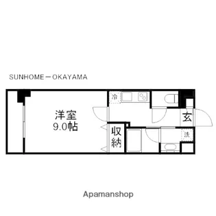 エスト東古松【7階】の間取り
