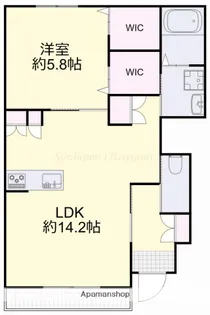 グランソレイユ浜【1階】の間取り