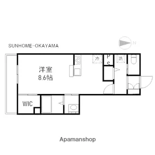 パティオ南方【2階】の間取り