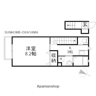SUMMA B【2階】の間取り