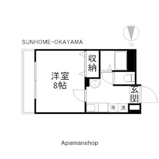 HILL COLLEGE DUO【3階】の間取り