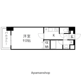 SOLANA HIGASHIFURUMATSU【9階】の間取り