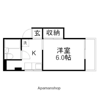 マンションちとせ【3階】の間取り