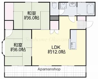 シティハウスかあむ【302号室】の間取り