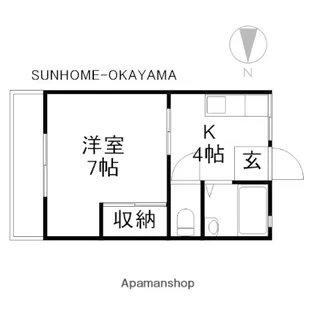 佐藤ハイツ【201号室】の間取り