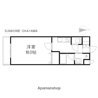 TYC南方【3階】の間取り