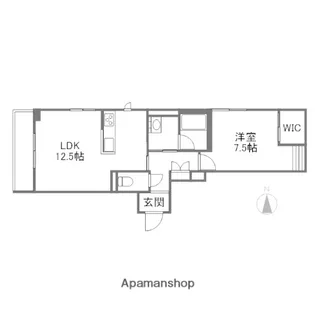 ガーデンズ ヒモリ【3階】の間取り