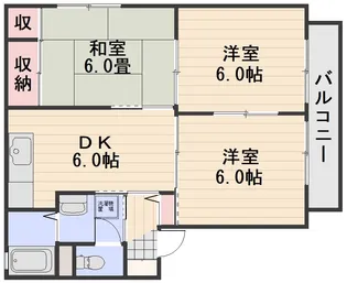 ディアスルシードⅠ【2階】の間取り