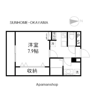 アロウル大元駅前【1階】の間取り