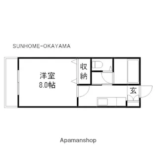 リバージュ平井【102号室】の間取り