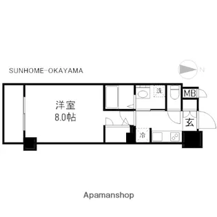 S−RESIDENCE表町【2階】の間取り