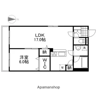 REAL鹿田【1階】の間取り