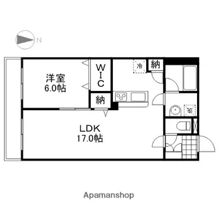 REAL鹿田【3階】の間取り