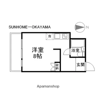 スターパレス津島【1階】の間取り