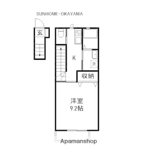 SILVIA 西棟【2階】の間取り