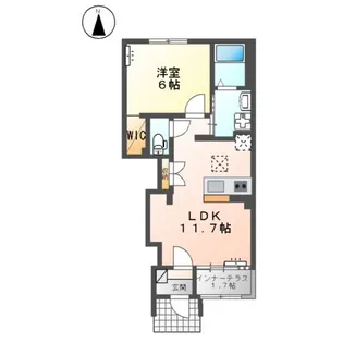 アザレア【1階】の間取り