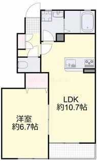ロワジール【1階】の間取り