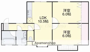 インペリアルパレス【1階】の間取り